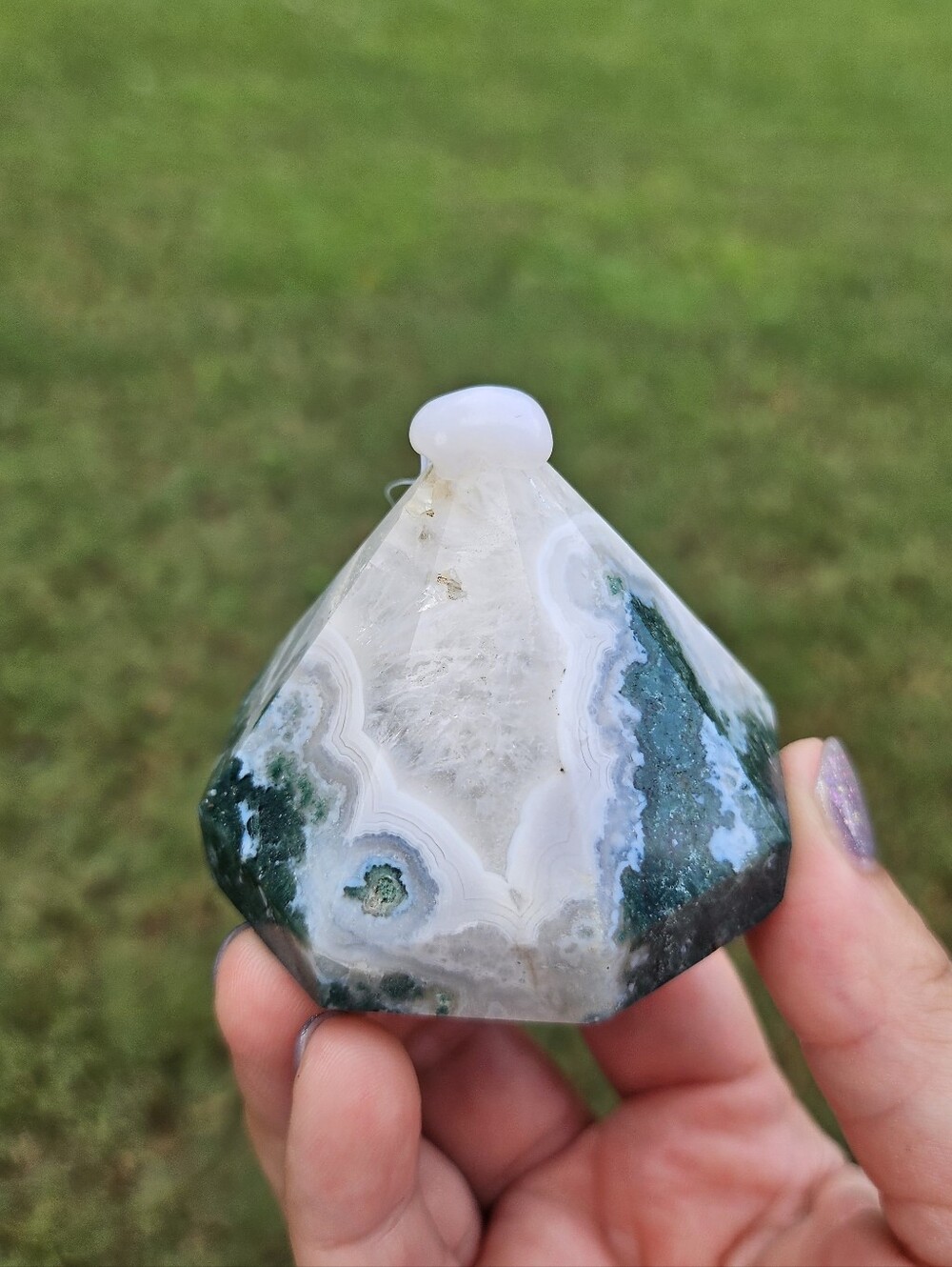 Moss Agate Diamond